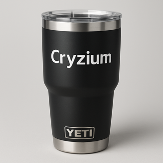 Vaso Cryzium de Acero Inoxidable En Coolaboracion con Yeti 30 oz